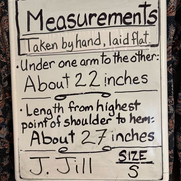 J. Jill Simply Supima scoop-neck cotton tunic multi paisley on black print long - Picture 9 of 9